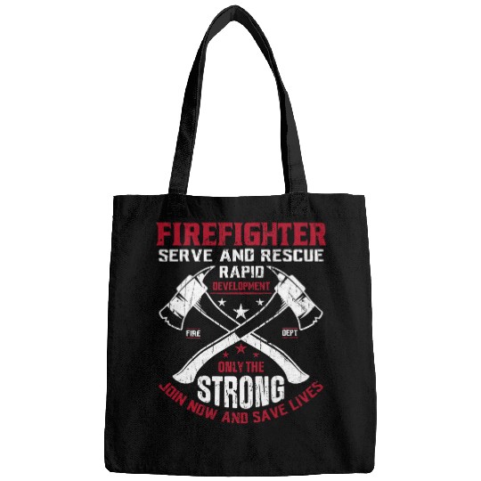 Fireman Firefighter American fires Rescue Firefighter Proud of Fireman 174 Firemen Bags