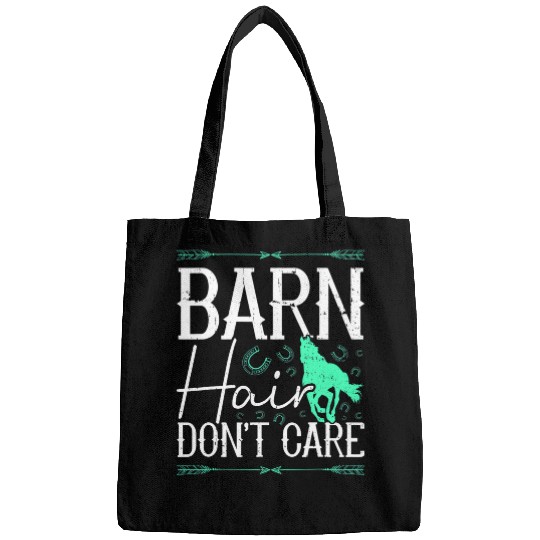 Barn Hair Dont Care Rancher Horse Riding Farmer Cowgirl Bags