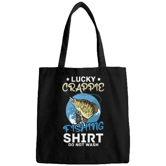 Fishing Fisherman Lucky Crappie Fishing Fisher Bags