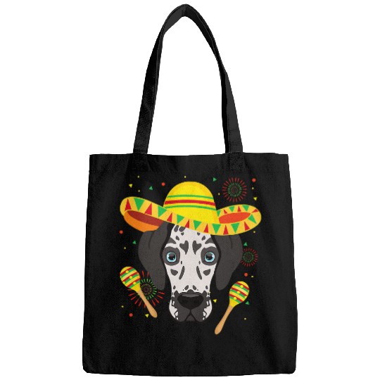 Dalmatian Mexican Dalmatian Lovers Cinco De Mayo Mexico Fiesta Dalmatians Dog Bags