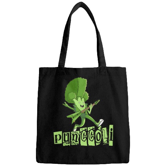 Guitarist Punccoli Punkrock Broccoli Vegan Vegetarian Guitar Player Guitar Bags