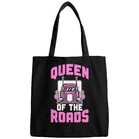 Womens Trucker Queen Of The Roads Trucking Big Semi Truck Bags