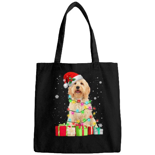 Dog Goldendoodle Tree Christmas Sweater xmass Pet Dogs Gifts Bags