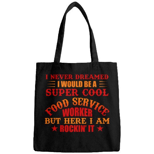 Food Cafeteria Worker Gift Funny School Bags
