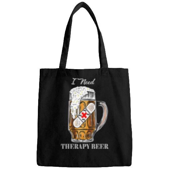 Beer Drinking I need my therapy mug band aid first aid 380 Drink Alcohol Bags