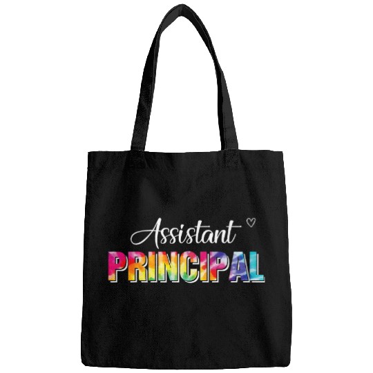 Tie Dye Assistant Principal Funny Job Title School Worker Bags