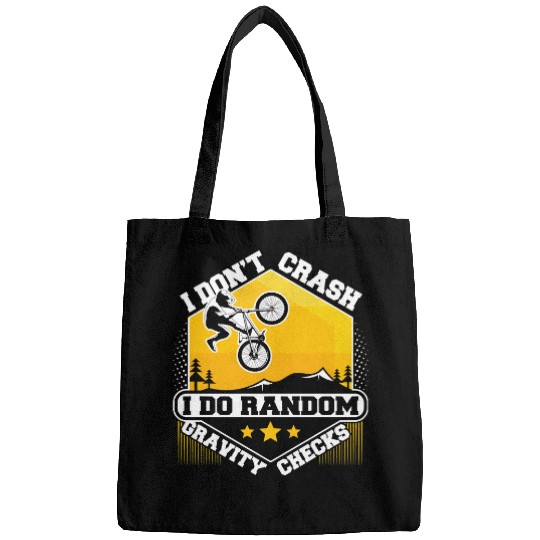 Cycling Cycle Bicycle I Dont Crash I Do Random Gravity Checks Bike 681 Road Bike Bags