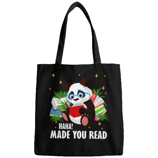 Funny Bear Cute Haha Made You Read Teacher Panda April Fools Day Cute Bears Bags