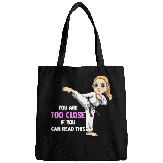 Kids Funny Karate Girl Bags
