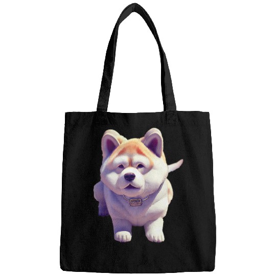 Dog Akita Womens Akita Dog Akita V Neck Bags