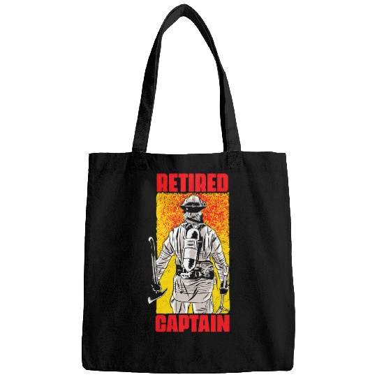 Fireman Firefighter Retired Captain Firefighter Retire Pension Retirement Firemen Bags