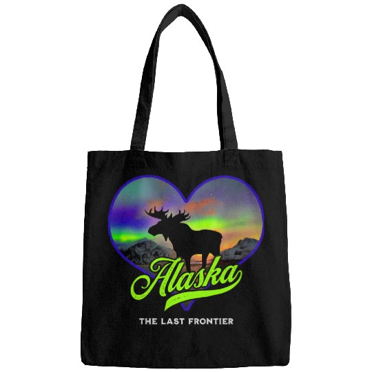 Alaska Northern Lights Aurora Borealis Vacation Souvenir Bags