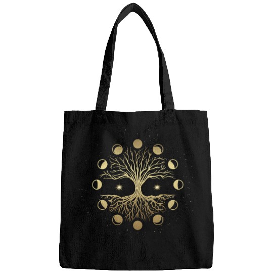 Namaste Yoga Phases of the Moon Tree of Life Mystical Zen Yoga Meditation 1 Meditation Bags