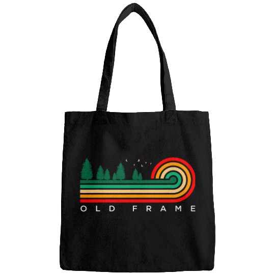 Evergreen vintages Stripes Old Frame Pennsylvania Bags