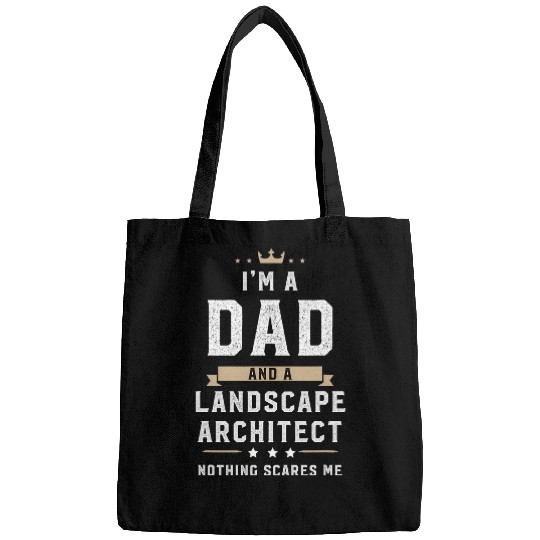 Funny Dad Landscape Architect Fathers Day Bags