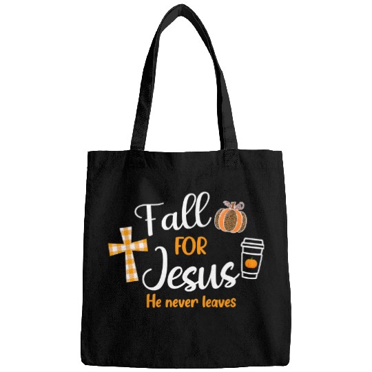 Christian Fall For Jesus He Never Leaves Autumn Christian Prayers 361 Bibble Jesus Christ Bags