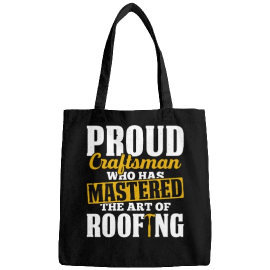 Proud Craftsman Who Has Mastered The Art Of Roofing Bags