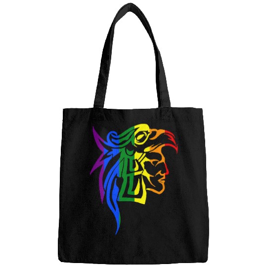 Hispanic LGBTQ Pride Aztec Eagle Warrior Bags