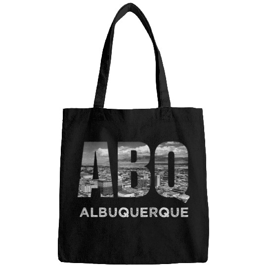 ABQ Albuquerque Skyline Art New Mexico Vacation Souvenir Bags