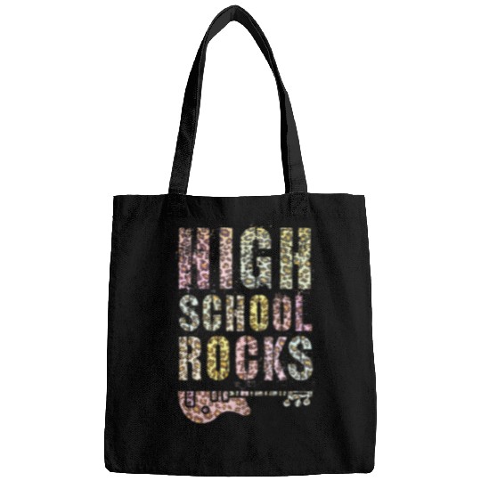 High School ROCKS Student Teacher Rockstar Team Rocking Is Bags