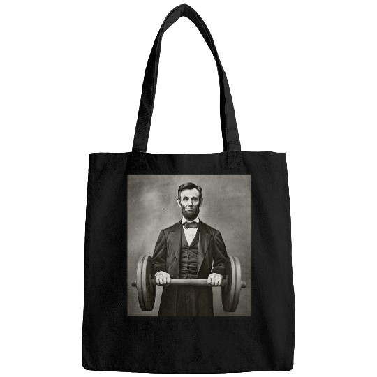 Funny Abraham Abe Lincoln History Buff Mens July 4th Bags