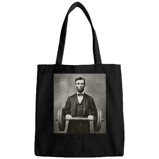 Funny Abraham Abe Lincoln History Buff Mens July 4th Bags