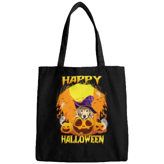 Labrador Lab Dog Funny Halloween Costume Witch Labrador Dog Lover 314 Bags