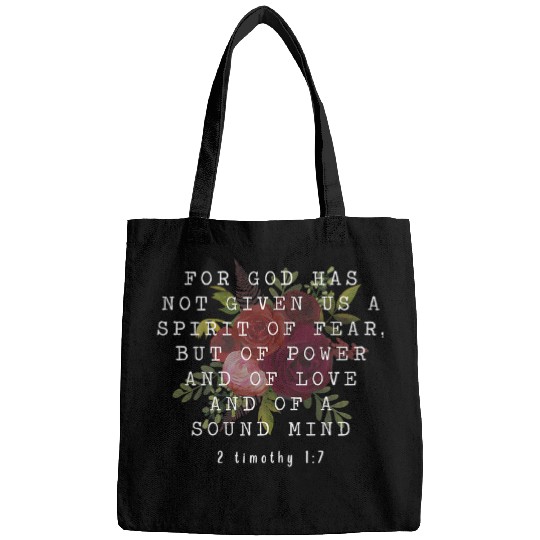 Christian For God Has Not Given Us A Spirit Of Fear Bible Christian Christ Bags