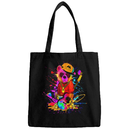 Funny Bear Hip Hop Cute Bears Bags