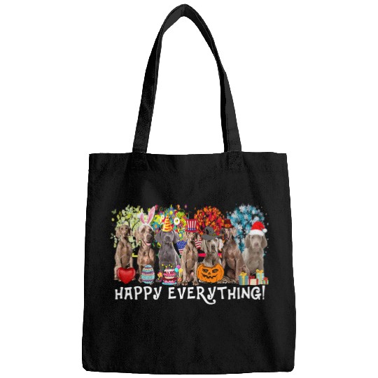 Happy Everything Weimaraner Dog Seasons All Year Tree Lover40 Bags