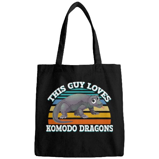 Dragons This Guy Loves Komodo Dragons Komodo Dragon Reptile Bags