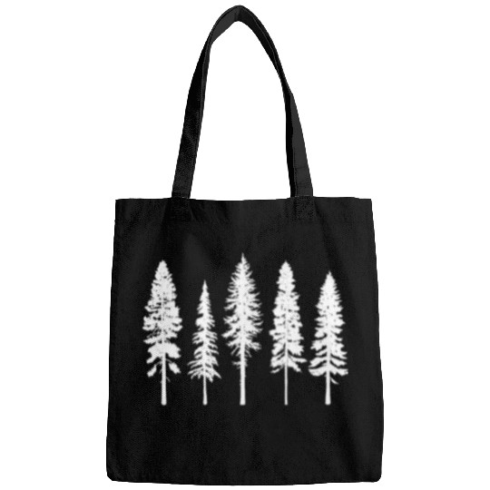 Hiking Hiker Pine Tree Evergreen Trees Hiking Gifts for Nature Lover Hike Bags