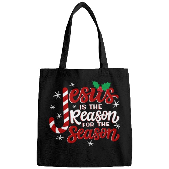 Christian Jesus Is The Reason For The Season Christmas Christian xmass 379 Bibble Jesus Christ Bags