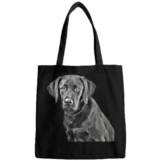 Labrador Lab Dog Black Lab Graphic Novel Filter Black Labrador Retriever Bags