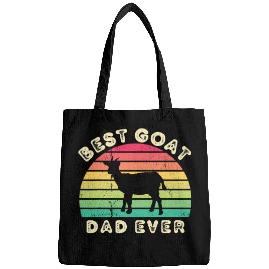 Goats Lover bests Goats Dad Ever for men fathers day Bags