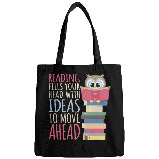 Reading Book Library Librarian Bookworm Owl Reader Bags