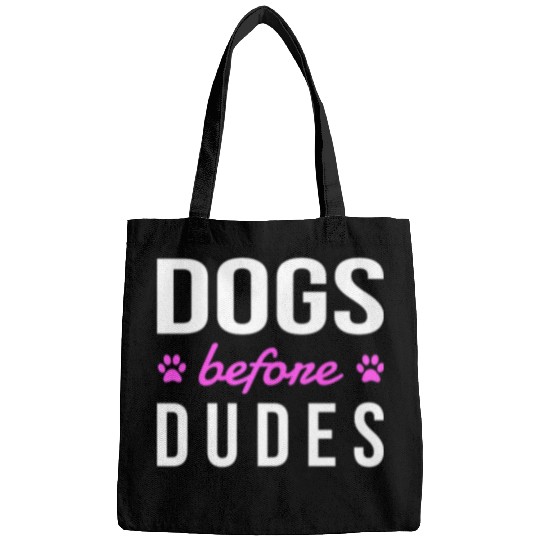 Dog Lover Before Dudes Funny Paw Prints Gift Bags