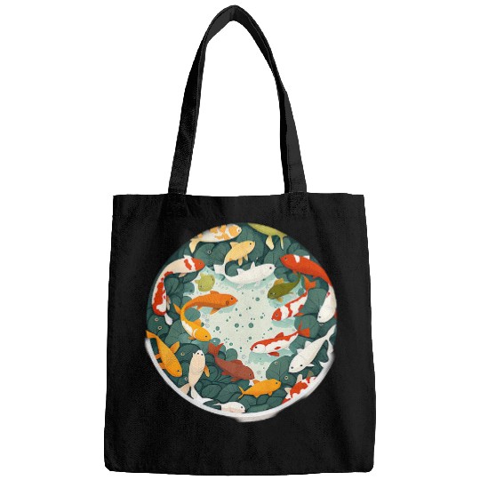 Charm and Sweetness Kawaii Japan Koi Fish Spirit of Japan Bags