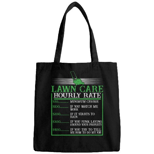 Distressed Lawn Care Hourly Rate Pricing Chart Lawn Mowing Bags