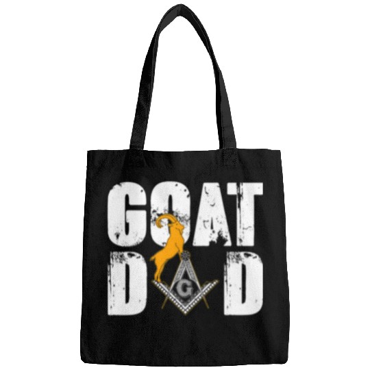 Goats Lover Masons Dad Goats Square Emblem Masonic Fathers Day Gift Bags
