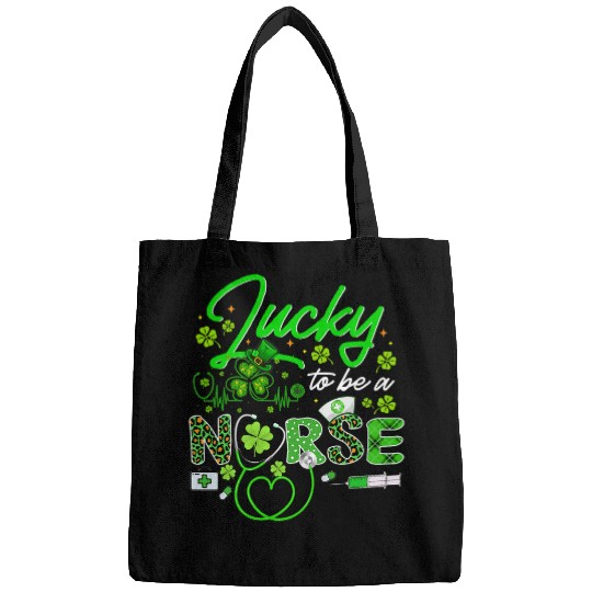 Nursing Lucky To Be A nurses St Patricks Day Lucky nurses Shamrock 2 Bags