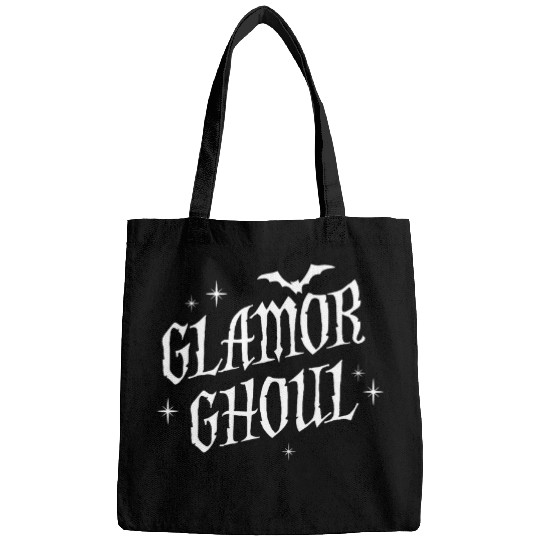 Glamor Ghoul w Bat Wings Goth Girl Makeup Art Bags