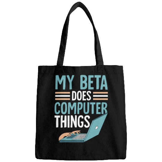 My Beta Does Computer Things Programmer Programming Coder Bags