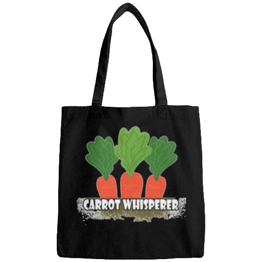 Carrot Whisperer Carrot Gardener Vegan Easter Bags