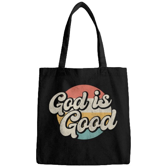 Christian vintages Jesus God is Good Lover Christian Believers God Christ Bags