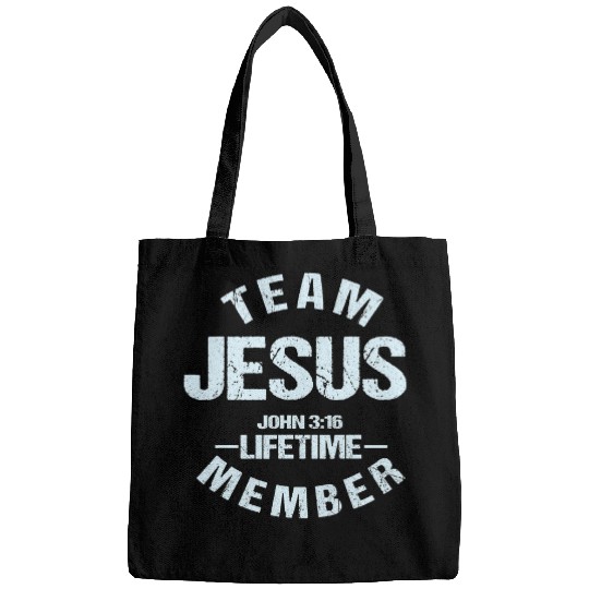 Christian Team Jesus Lifetime Member John 3 16 Religious God Christ Bags