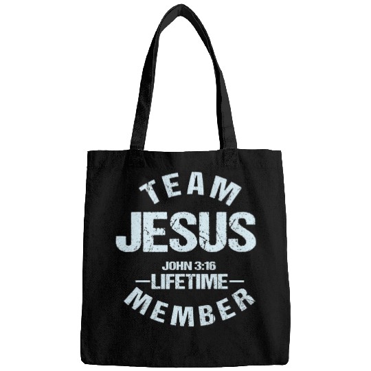 Christian Team Jesus Lifetime Member John 3 16 Religious God Christ Bags