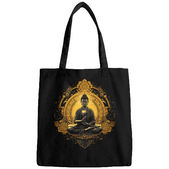 Buddhism Buddha Religion Meditation Spiritual 3 Bags