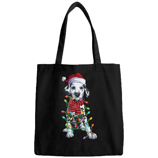 Dalmatian buffalo plaids Dalmation Dog Lover Christmas 474 Dog Lover Dalmatians Dog Bags