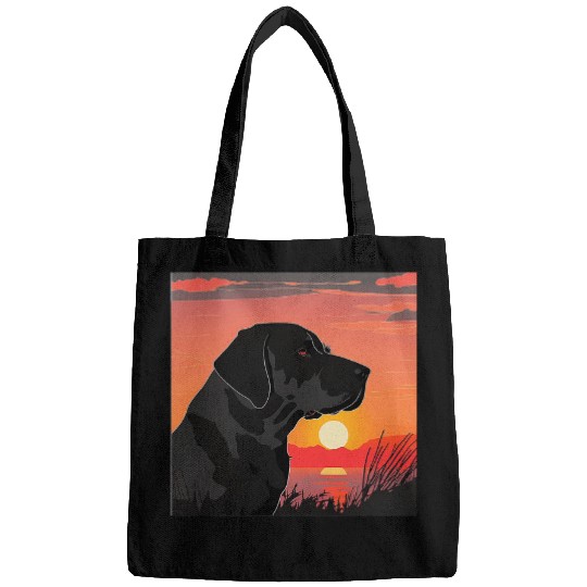 Funny Labrador Lab Dog Black Lab Black Labrador Retriever Puppy Dog Mom Animal 48 Bags